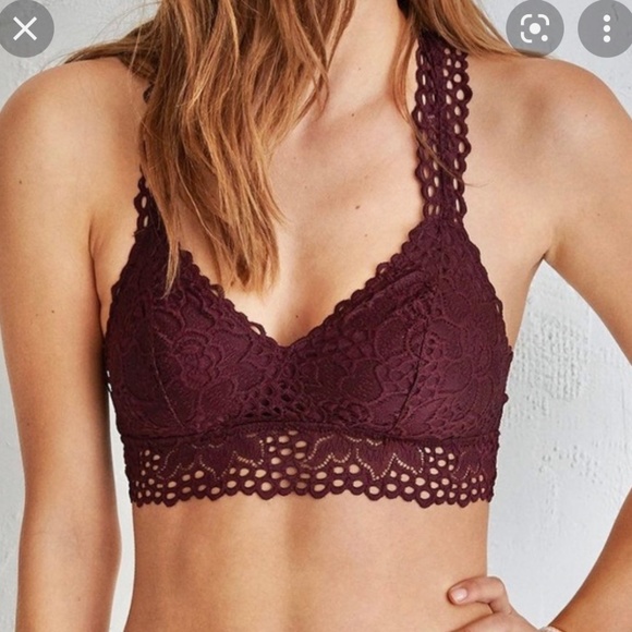 Aerie Boho Razorback Lace Bralette - Medium - NWT - Picture 5 of 6